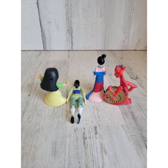 Mulan princess mushu collectible toy figure set disney - Picture 8 of 9